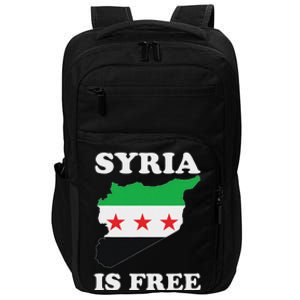 I Love Syria Is Free Syrian Map New Syrian Flag Impact Tech Backpack