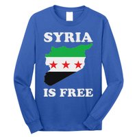 I Love Syria Is Free Syrian Map New Syrian Flag Long Sleeve Shirt