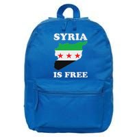 I Love Syria Is Free Syrian Map New Syrian Flag 16 in Basic Backpack