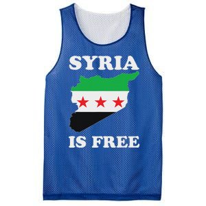 I Love Syria Is Free Syrian Map New Syrian Flag Mesh Reversible Basketball Jersey Tank