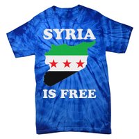 I Love Syria Is Free Syrian Map New Syrian Flag Tie-Dye T-Shirt