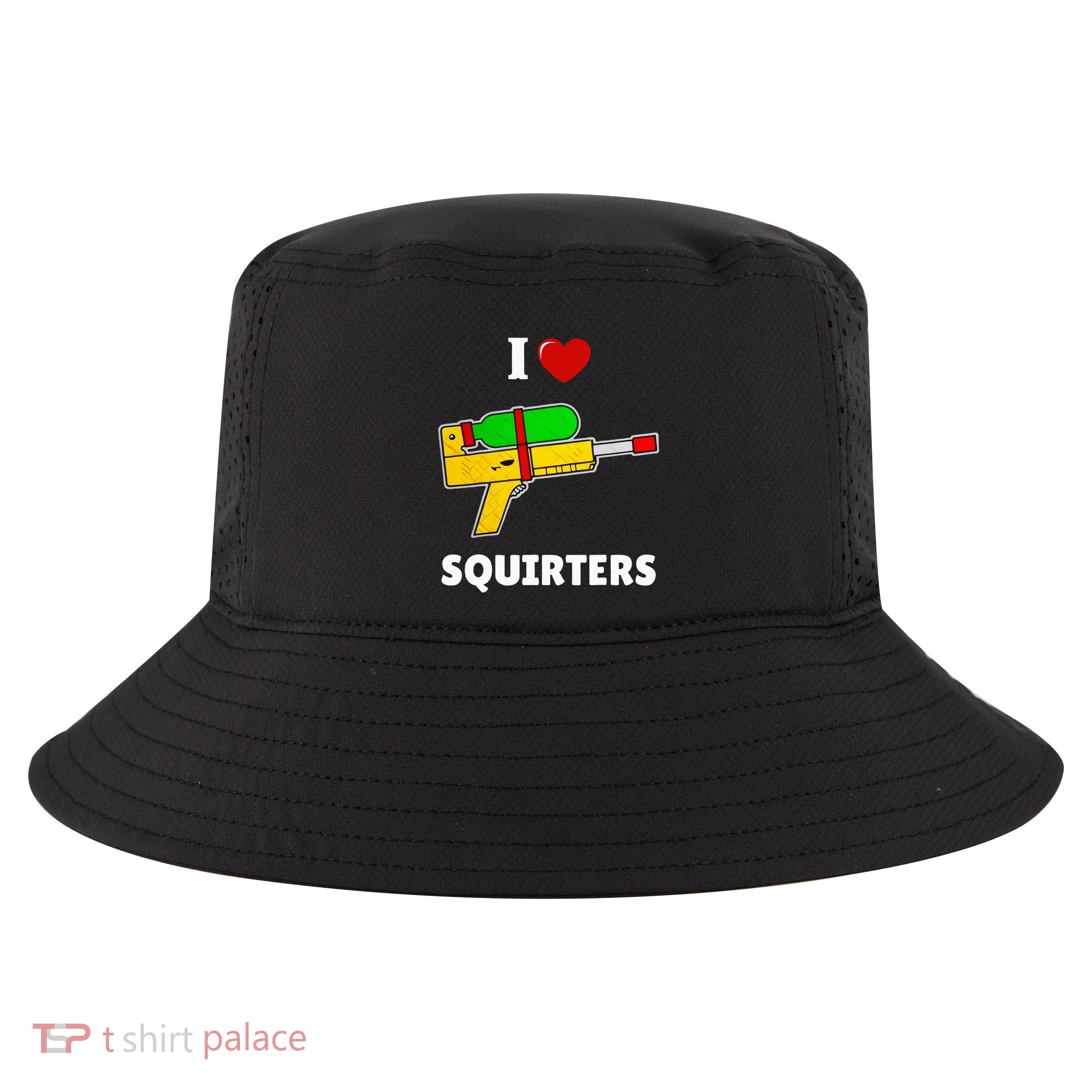 I Love Squirters Heart Design I Love Squirters Cool Comfort Performance Bucket Hat
