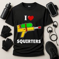 I Love Squirters Heart Design I Love Squirters Cooling Performance Crew T-Shirt