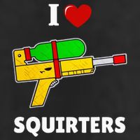 I Love Squirters Heart Design I Love Squirters Adult Drive Performance Visor