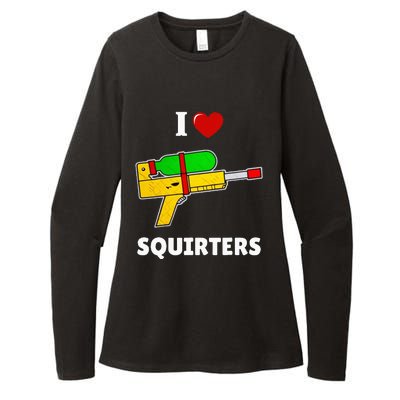 I Love Squirters Heart Design I Love Squirters Womens CVC Long Sleeve Shirt