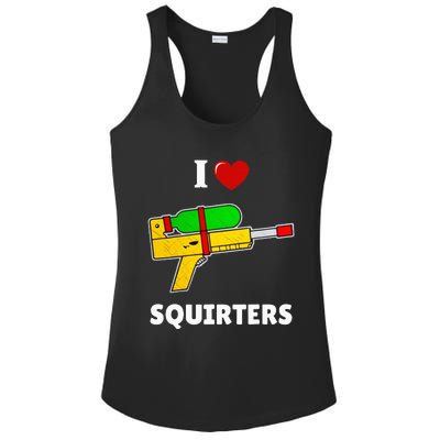 I Love Squirters Heart Design I Love Squirters Ladies PosiCharge Competitor Racerback Tank