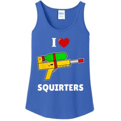 I Love Squirters Heart Design I Love Squirters Ladies Essential Tank