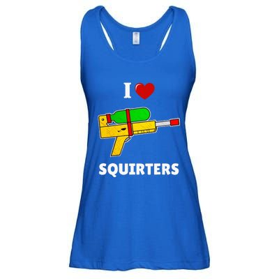 I Love Squirters Heart Design I Love Squirters Ladies Essential Flowy Tank