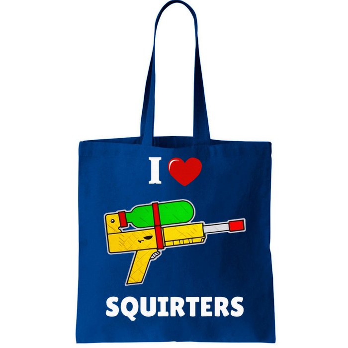 I Love Squirters Heart Design I Love Squirters Tote Bag