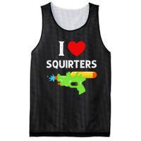 I Love Squirters Mesh Reversible Basketball Jersey Tank