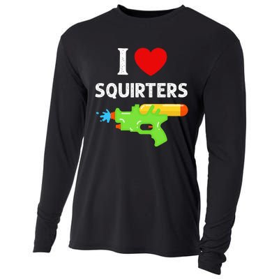 I Love Squirters Cooling Performance Long Sleeve Crew