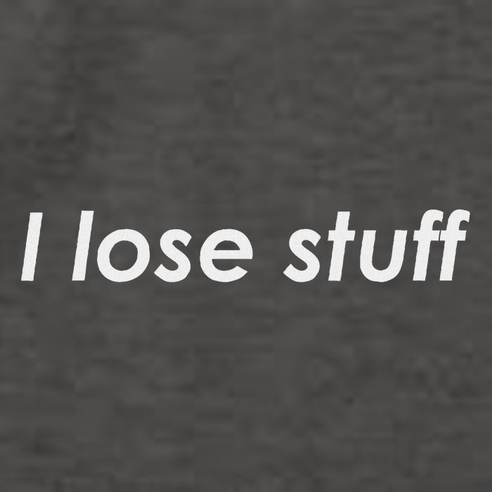 I Lose Stuff Funny Forgetful Vector Backpack