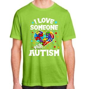 I Love Someone With Autism Gift Adult ChromaSoft Performance T-Shirt