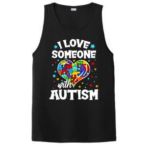 I Love Someone With Autism Gift PosiCharge Competitor Tank