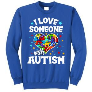 I Love Someone With Autism Gift Sweatshirt