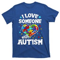 I Love Someone With Autism Gift T-Shirt