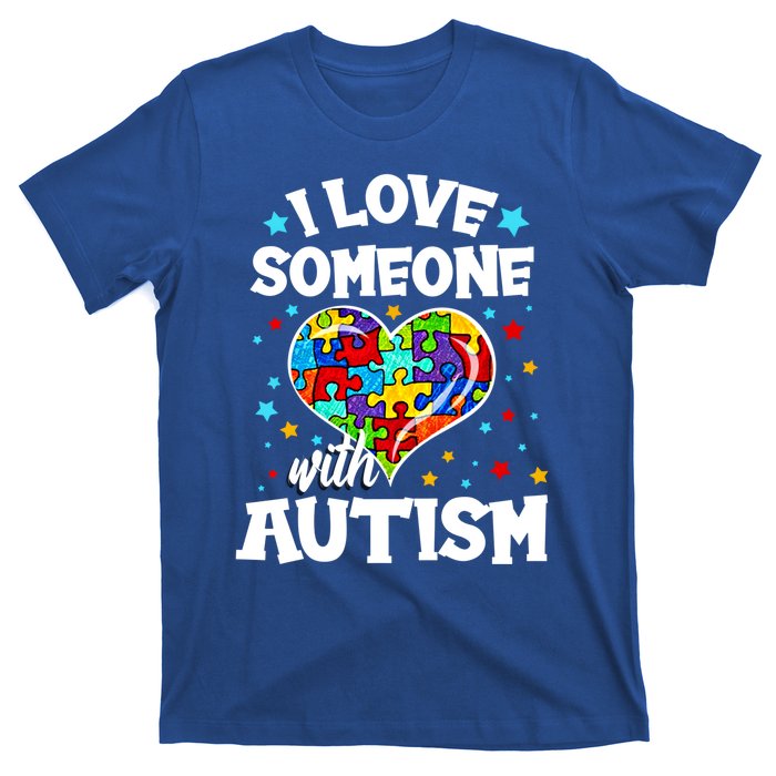 I Love Someone With Autism Gift T-Shirt