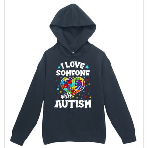 I Love Someone With Autism Gift Urban Pullover Hoodie