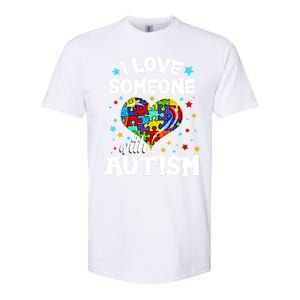 I Love Someone With Autism Gift Softstyle CVC T-Shirt