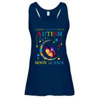 I Love Someone With Autism To The Moons And Back Ladies Essential Flowy Tank