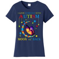 I Love Someone With Autism To The Moons And Back Women's T-Shirt