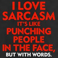 I Love Sarcasm Its Like Punching People In The Face 15oz Campfire Ceramic Mug