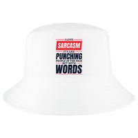 I Love Sarcasm ItS Like Punching People In The Face Cool Comfort Performance Bucket Hat