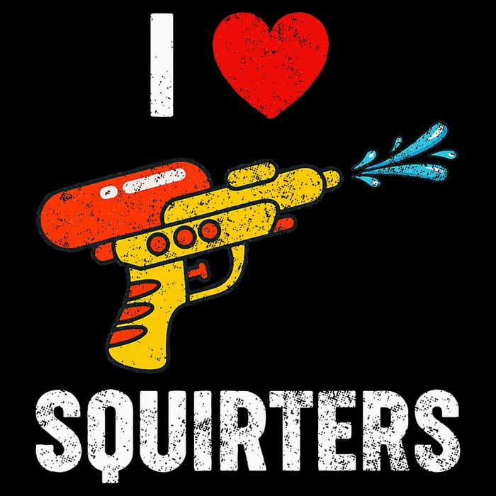 I Love Squirters Funny I Heart Squirters 7-Panel Snapback Hat