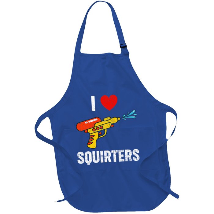 I Love Squirters Funny I Heart Squirters Apron