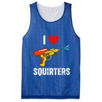 I Love Squirters Funny I Heart Squirters Mesh Reversible Basketball Jersey Tank