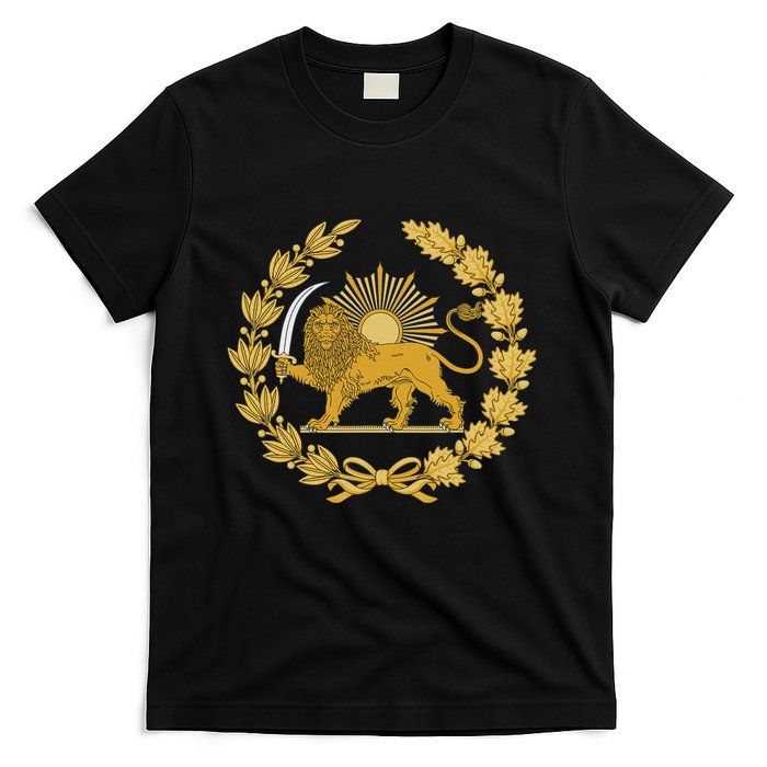 Iran Lion Sun Achaemenid Empire Safavid Dynasty T-Shirt