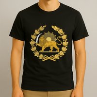 Iran Lion Sun Achaemenid Empire Safavid Dynasty T-Shirt