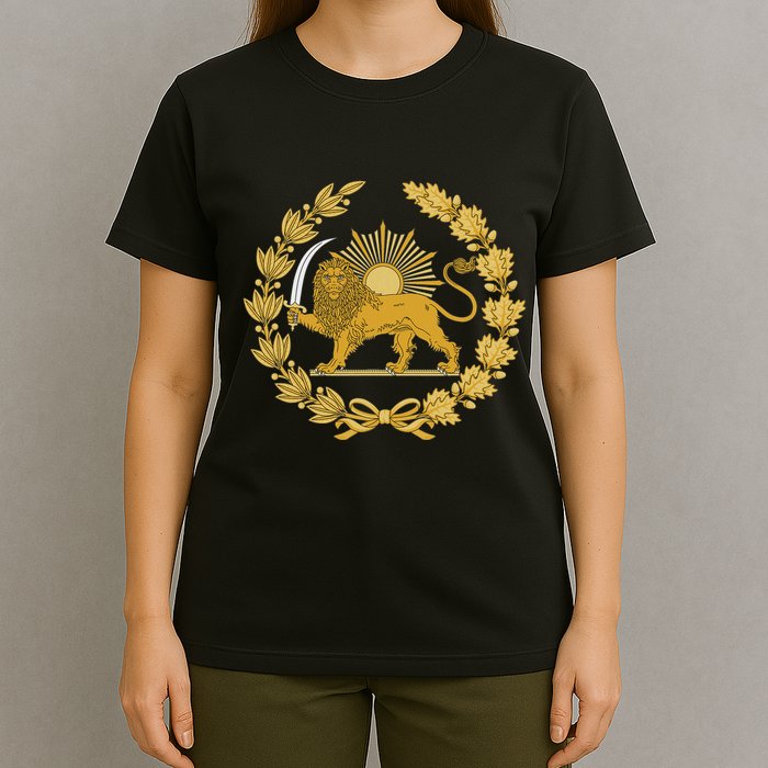 Iran Lion Sun Achaemenid Empire Safavid Dynasty T-Shirt