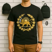 Iran Lion Sun Achaemenid Empire Safavid Dynasty T-Shirt