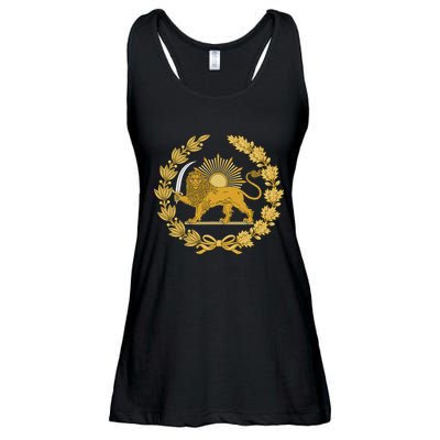 Iran Lion Sun Achaemenid Empire Safavid Dynasty Ladies Essential Flowy Tank