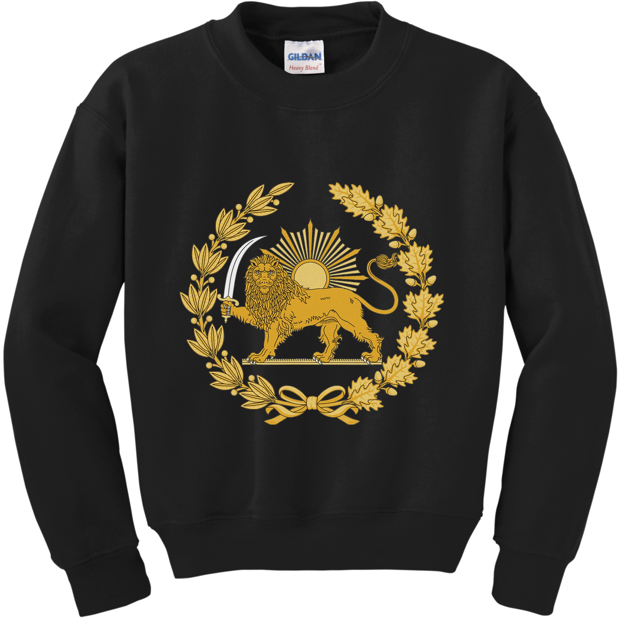 Iran Lion Sun Achaemenid Empire Safavid Dynasty Kids Sweatshirt