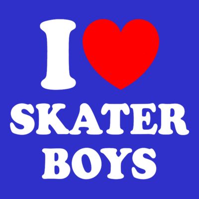 I Love Skater Boy Heart Skateboarding T-Shirt