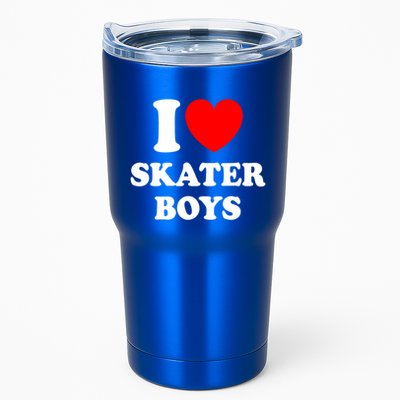I Love Skater Boy Heart Skateboarding Tumbler