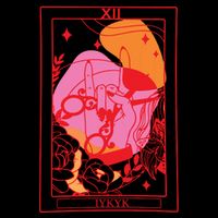 Iykyk Lesbian Sapphic Tarot Card Cooling Performance Crew T-Shirt