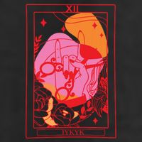 Iykyk Lesbian Sapphic Tarot Card Adult Drive Performance Visor