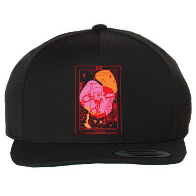 Iykyk Lesbian Sapphic Tarot Card Wool Snapback Cap