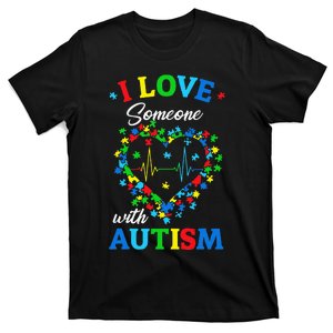 I Love Someone with Autism Awareness T-Shirt