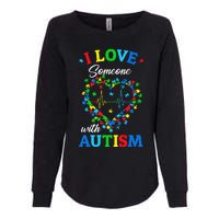 I Love Someone with Autism Awareness Womens California Wash Sweatshirt