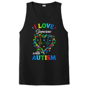 I Love Someone with Autism Awareness PosiCharge Competitor Tank