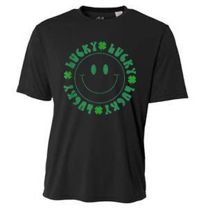 Irish Lucky Shamrock Green Clover St Patrick's Day Patricks Cooling Performance Crew T-Shirt