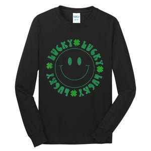 Irish Lucky Shamrock Green Clover St Patrick's Day Patricks Tall Long Sleeve T-Shirt