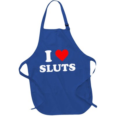 I Love Sluts I Heart Sluts Apron