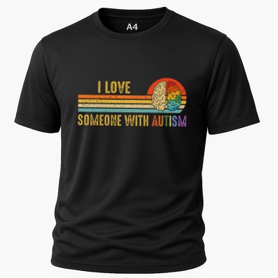 I Love Someone With Autism Neurodiversity April Performance Shirt