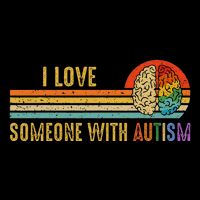 I Love Someone With Autism Neurodiversity April Cooling Performance Long Sleeve Crew