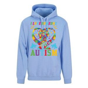 I Love Someone With Autism Awareness Gift Unisex Surf Hoodie